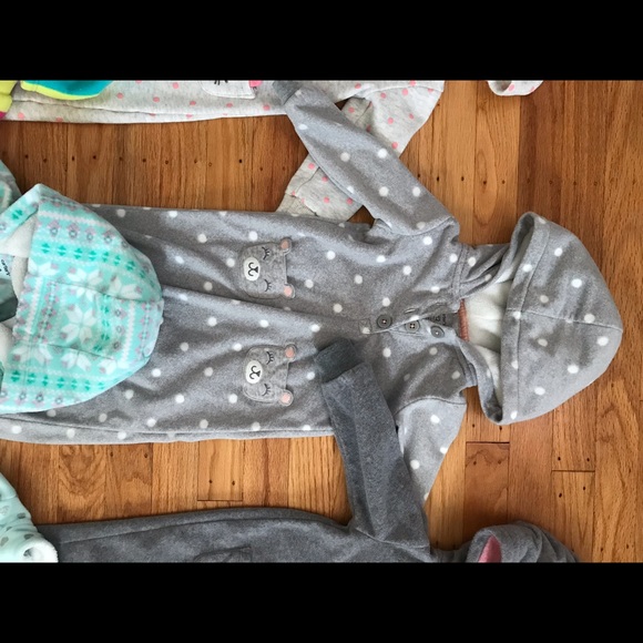 Baby girl one piece coveralls set. - Picture 3 of 7